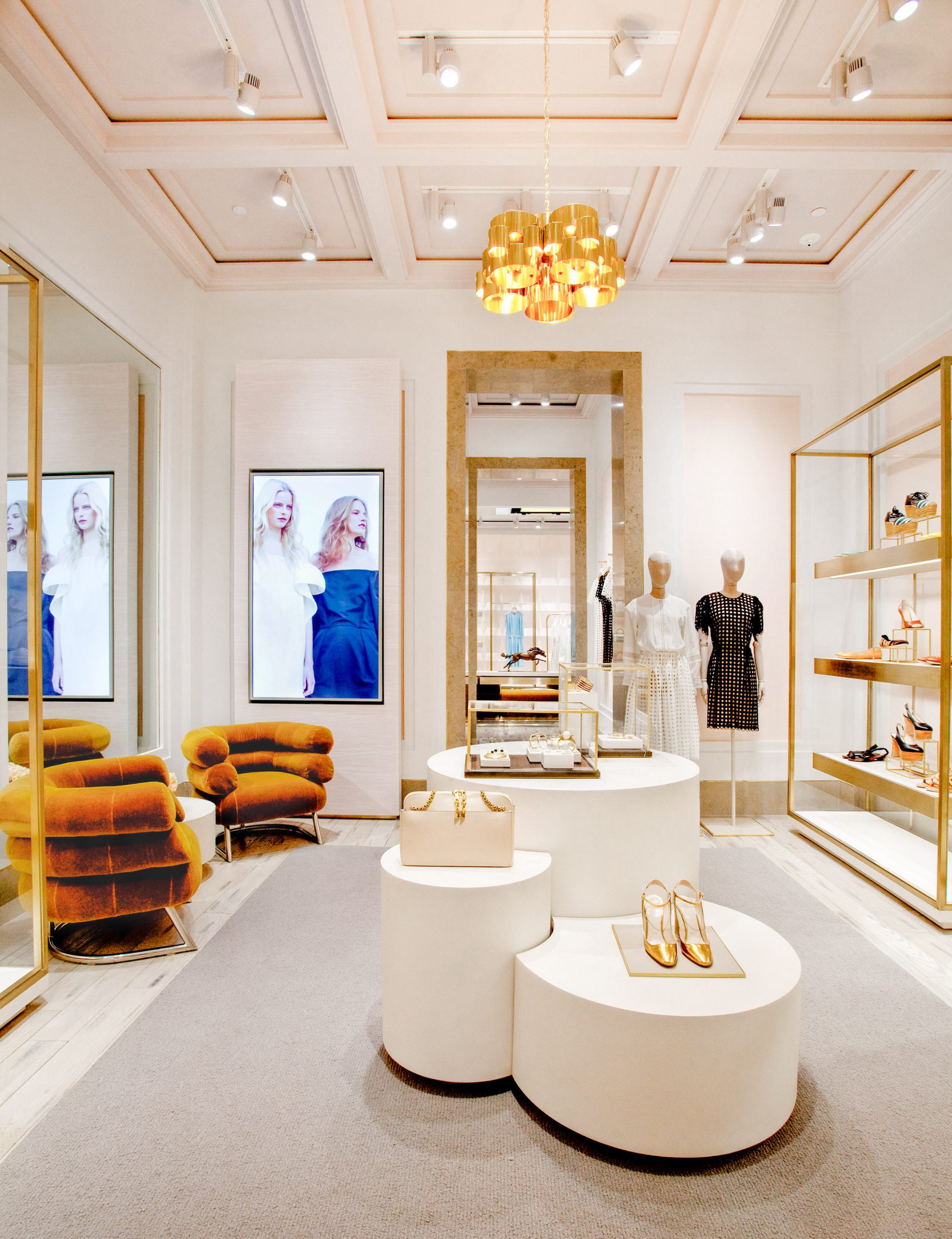 A general view of Chloe store, on May 07, 2020 in Paris France