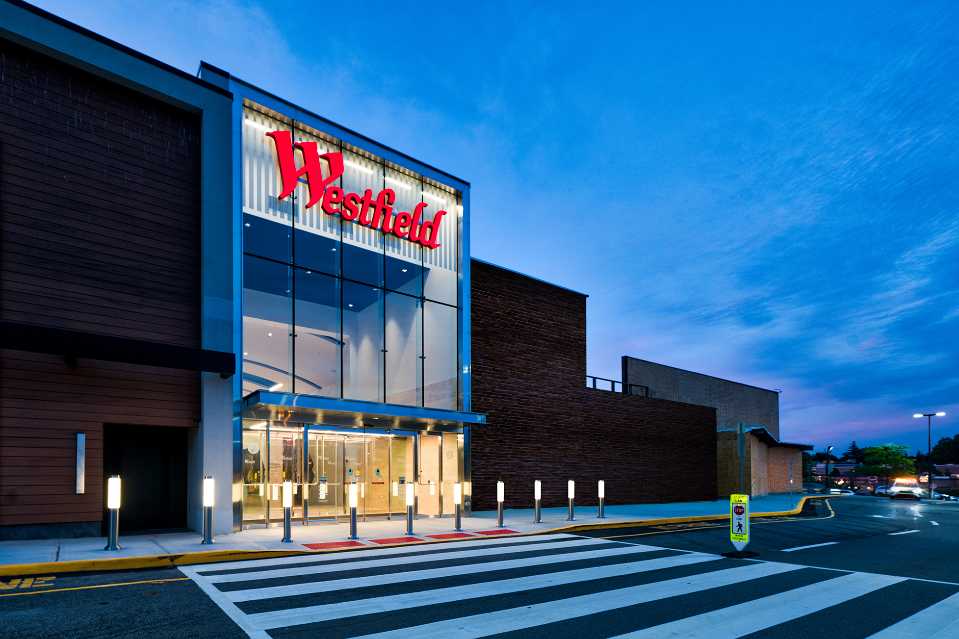 Shoppers walk through the Westfield Garden State Plaza mall on