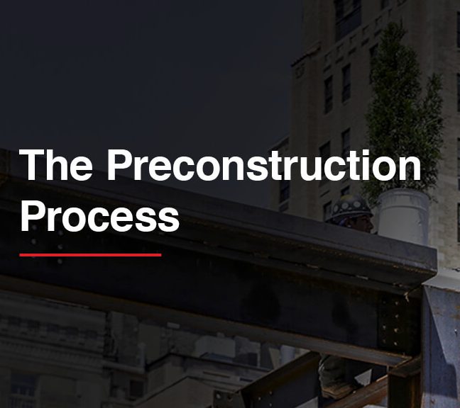 pre-construction process and guide