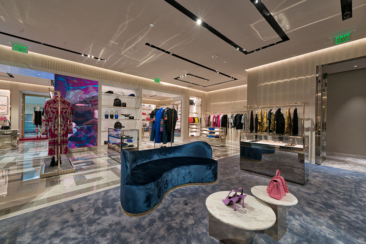 JRM Details New Store Fit-Outs For Peloton, Versace At The Mall At