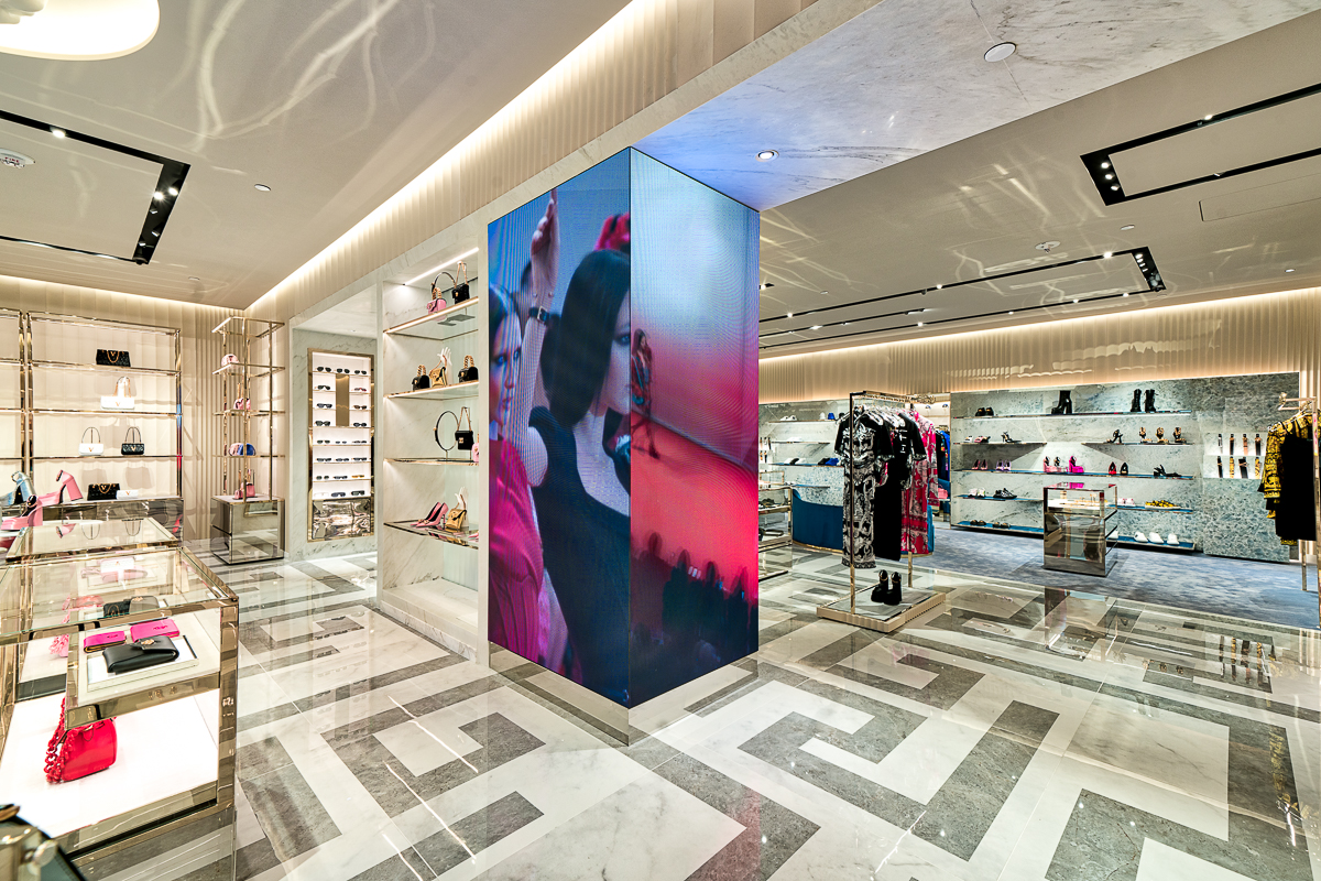 JRM Details New Store Fit-Outs For Peloton, Versace At The Mall At