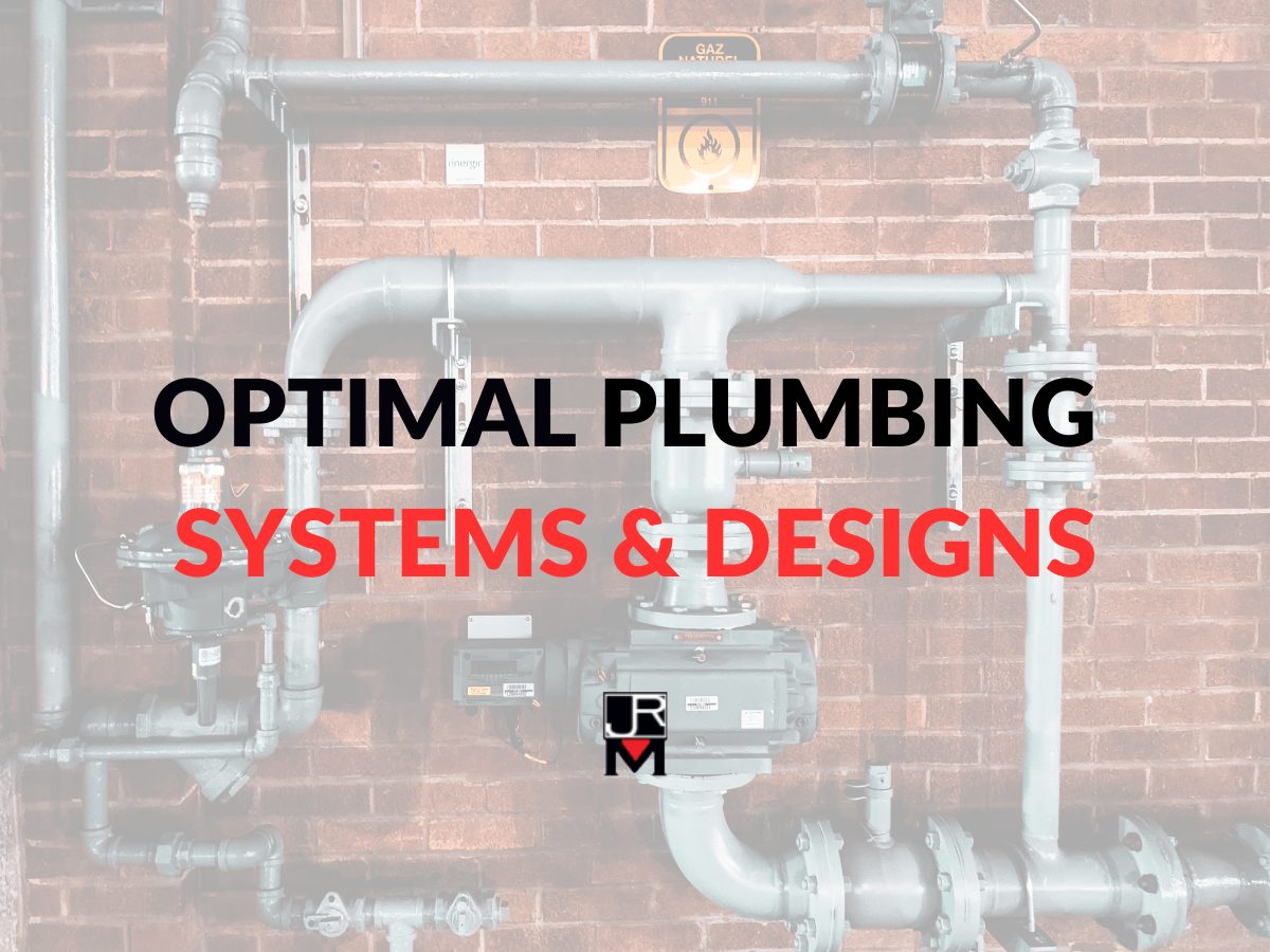 plumbing systems on brick wall