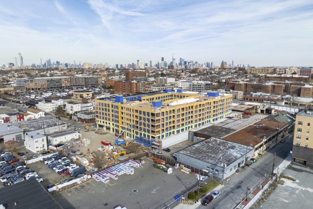 JRM Construction Tops Out At 49 Fisk Street In Jersey City, New Jersey