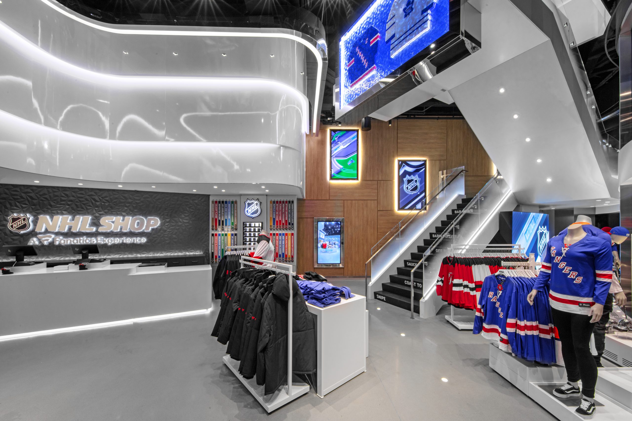 JRM Completes Work On New Flagship NHL Store In NYC