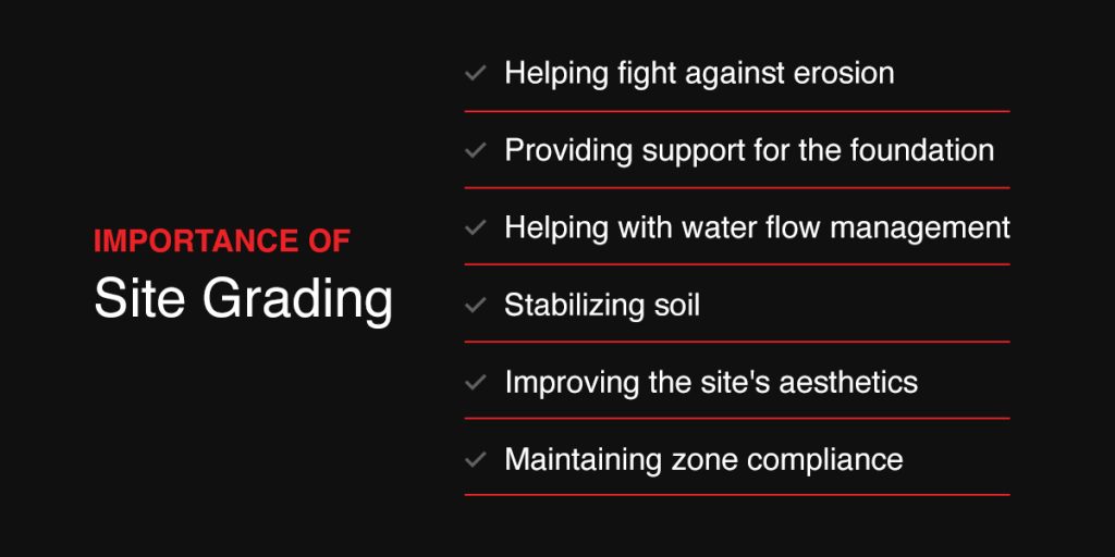 The importance of site grading